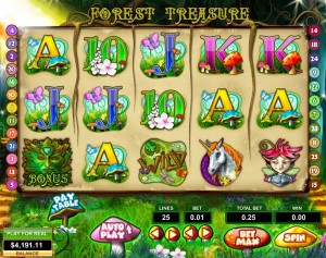 forest treasure screen